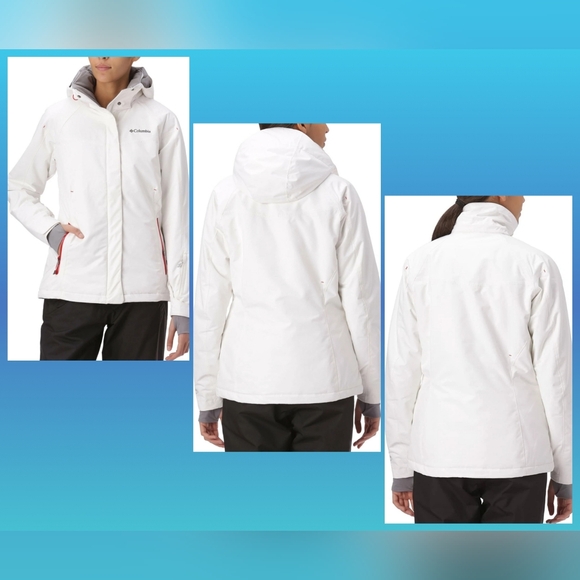 Ski Snowboarding Omni Heat Outdoor Powderhouse Jacket By Coumbia Womens - Picture 1 of 16
